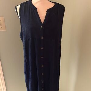 Women’s Knox Rose navy gauze dress